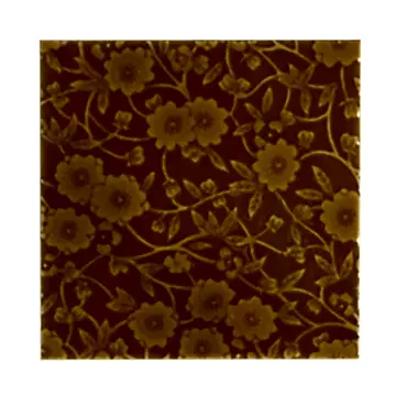 Burleigh x Craven Dunnill Jackfield Trivet Tile, Flame