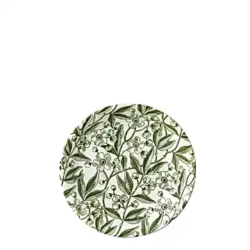 Green Prunus Breakfast Saucer