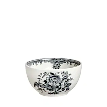 Black & White Asiatic Pheasants Mini Footed Bowl 12cm/5"