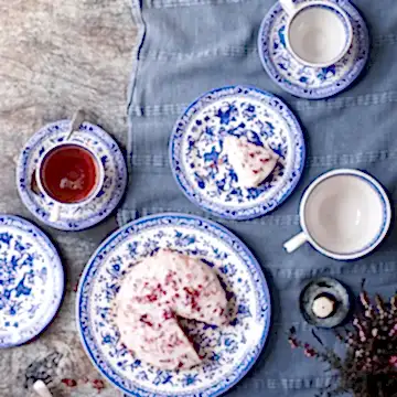 Blue Regal Peacock Plate 25cm/10" Seconds