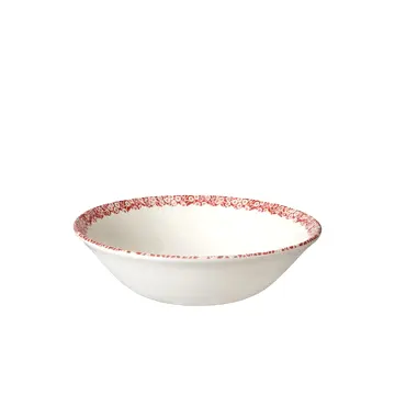 Red Calico Cat Cereal Bowl