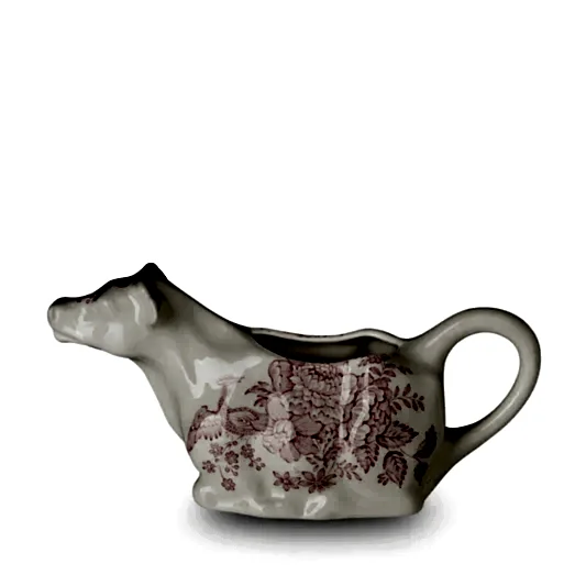 Pink Asiatic Pheasants Cow Creamer 150ml/0.25pt Gift Boxed