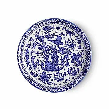 Breakfast Saucer - Blue Regal Peacock Breakfast Saucer
