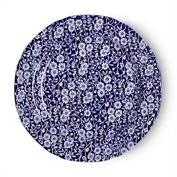 Plate - Blue Calico Plate 26.5cm/10.5"