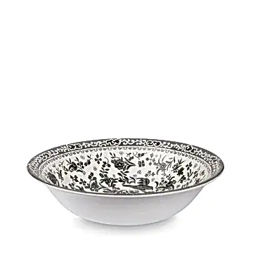 Pudding/Soup Bowl - Black Regal Peacock Pudding / Soup Bowl 20.5cm/8"