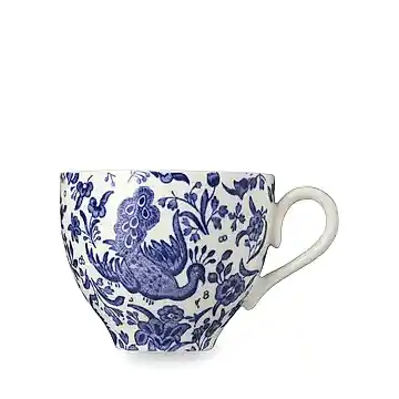 Teacup - Blue Regal Peacock Teacup 187ml/0.33pt Seconds