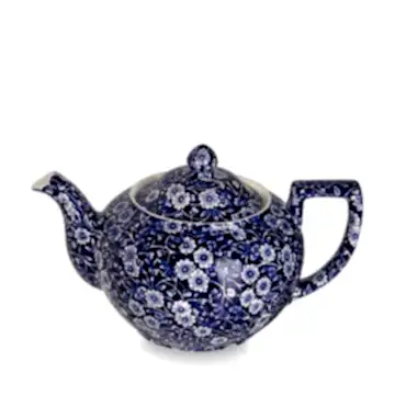 Teapot - Blue Calico Large Teapot 7 Cups 800ml/1.5pt