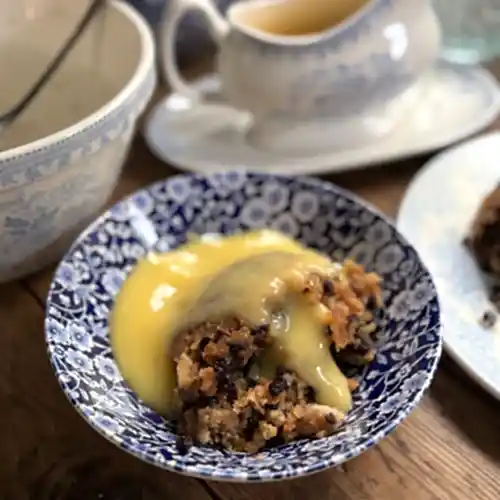 Traditional Spotted Dick Pudding by Lavender and Lovage