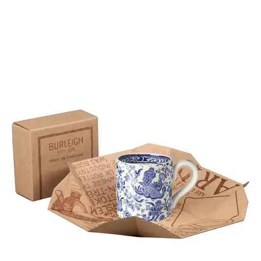 Blue Regal Peacock Mug Half Pint 284ml/0.5pt, Gift Boxed