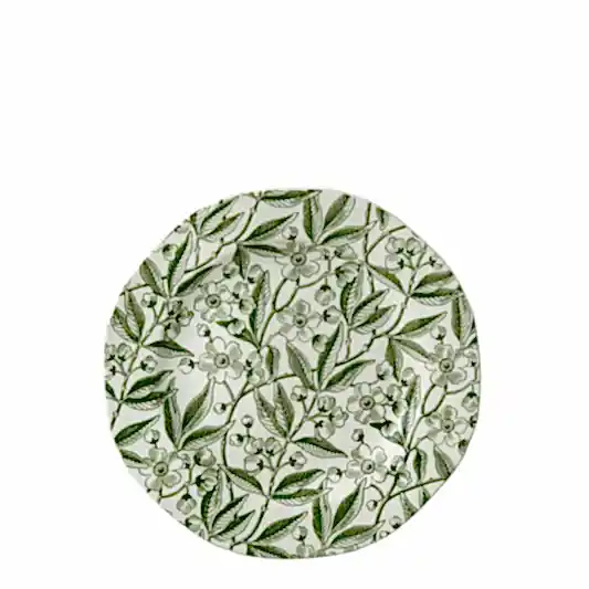Green Prunus Plate 19cm Seconds