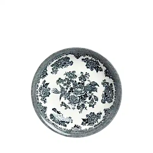 Black & White Asiatic Pheasants Breakfast Saucer