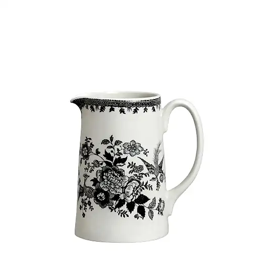 Black & White Asiatic Pheasants Medium Tankard Jug 568ml/1pt