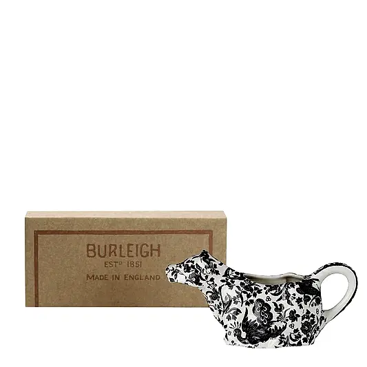 Black Regal Peacock Cow Creamer 150ml/0.25pt Gift Boxed