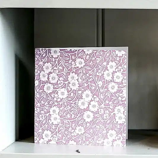 Burleigh Blossom Calico Greeting Card
