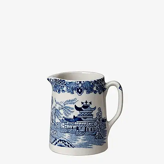 Blue Willow Mini Tankard Jug 160ml/0.25pt
