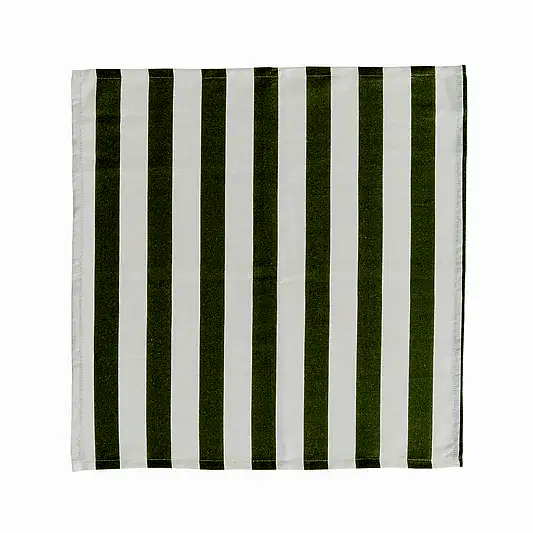 Burleigh x Bedeck of Belfast Green Hibiscus Napkins, Set of 4