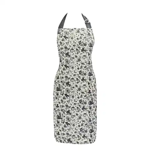 Burleigh x Bedeck of Belfast Charcoal and White Regal Peacock Apron