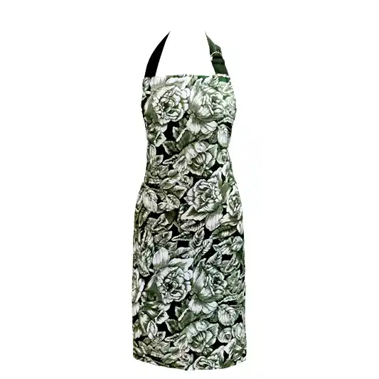 Burleigh x Bedeck of Belfast Green Hibiscus Apron