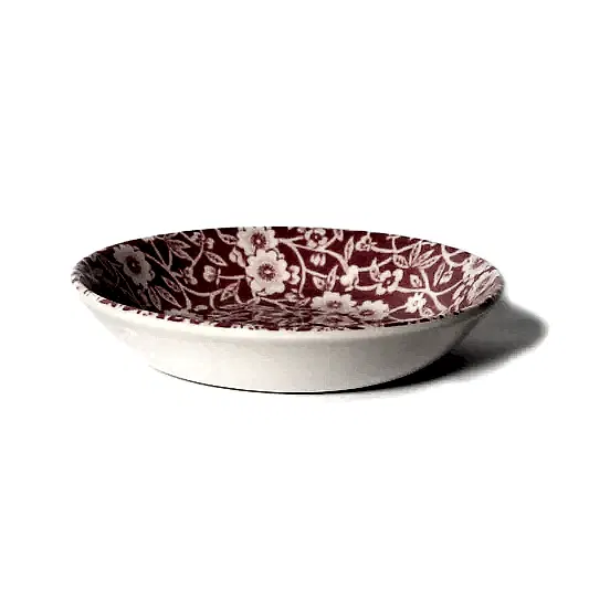 Pink Calico Butter Pat Dish 12cm/4.75"