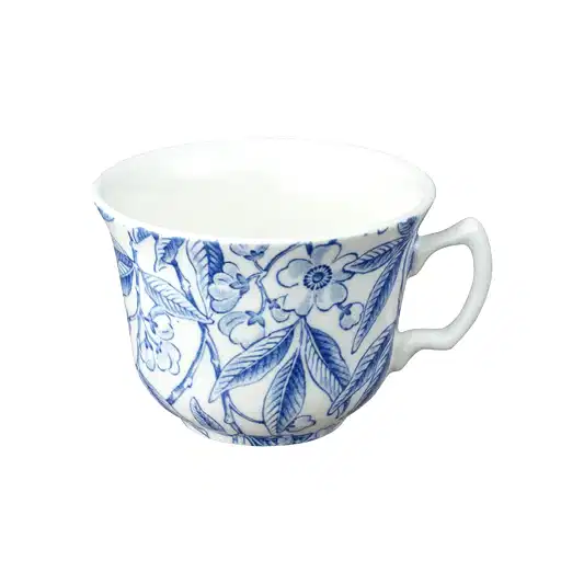 Blue Prunus Teacup 187ml/0.33pt Seconds