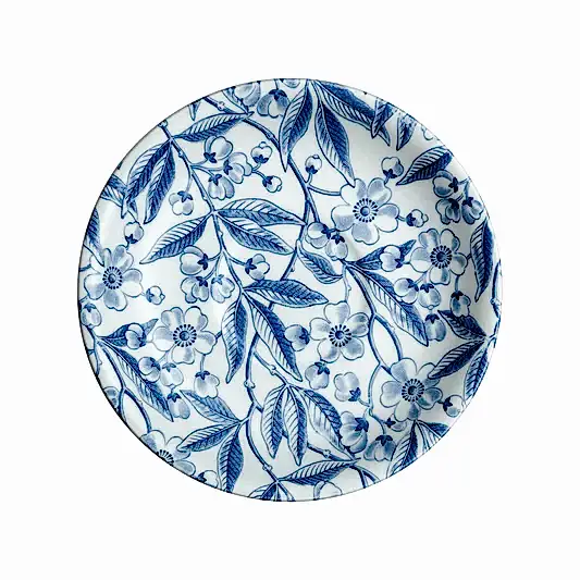 Blue Prunus Tea Saucer Seconds