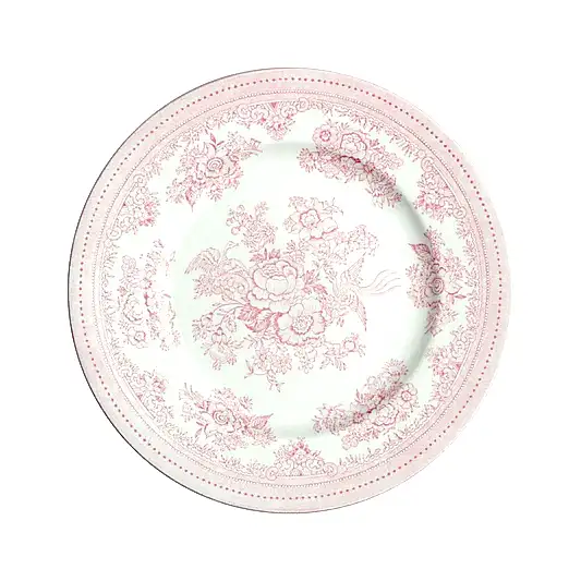 Pink Asiatic Pheasants Plate 17.5cm/7" Seconds