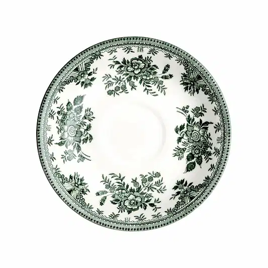 Green Asiatic Pheasants Tea Saucer
