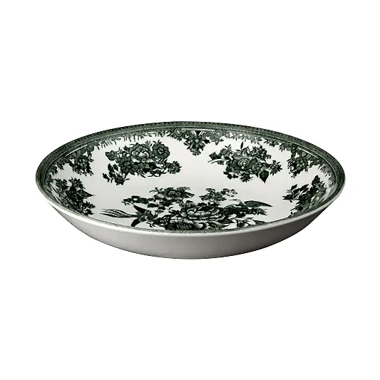 Green Asiatic Pheasants Pasta Bowl 23cm/9"