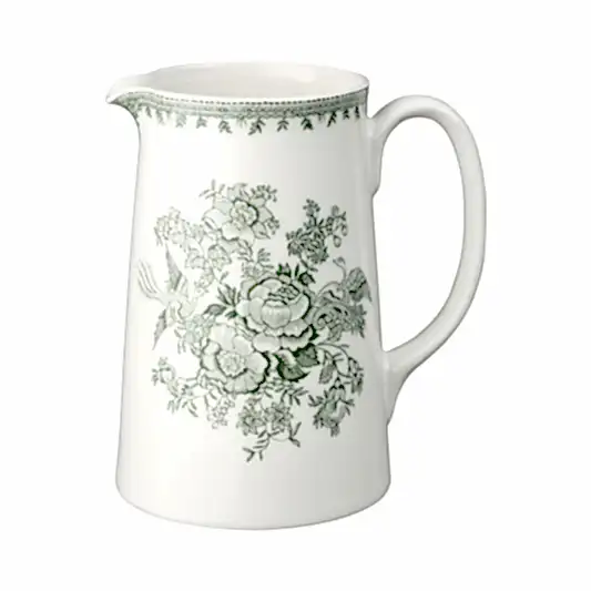 Green Asiatic Pheasants Large Tankard Jug