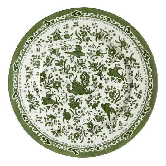 Green Regal Peacock Plate 25cm