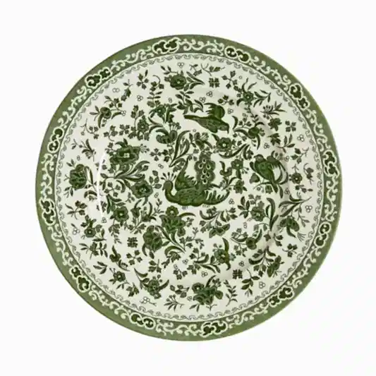 Green Regal Peacock Plate 22cm