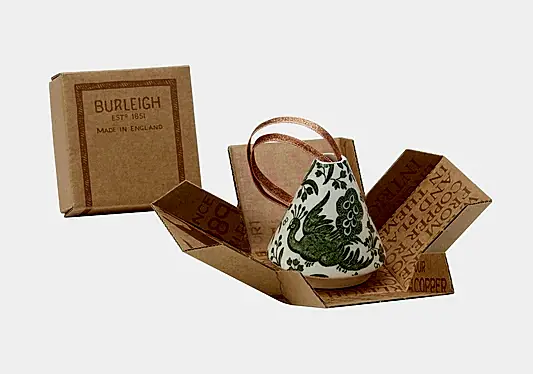 Green Regal Peacock Modeller's Decoration, Gift Boxed