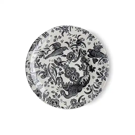 Espresso Saucer - Black Regal Peacock Espresso Saucer