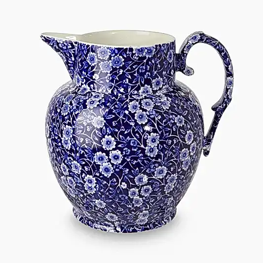 Etruscan Jug - Blue Calico Large Etruscan Jug 2.2ltr/4pt