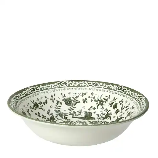 Green Regal Peacock Pudding/Soup Bowl 20cm/8"