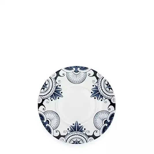Ink Blue Palisade Coffee Saucer