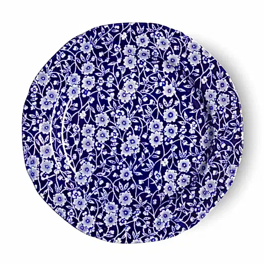 Plate - Blue Calico Plate 21.5cm/8.5"