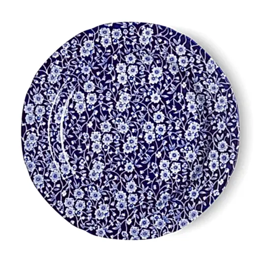 Plate - Blue Calico Plate 26.5cm/10.5"