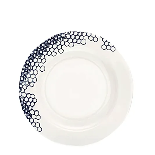 Ink Blue Pollen Plate 26.5cm