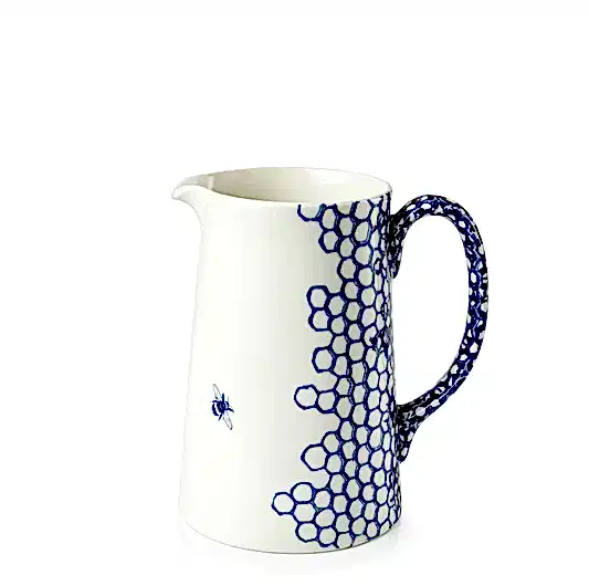 Ink Blue Pollen Large Tankard Jug 2pt