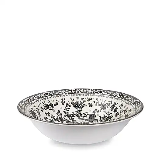 Pudding/Soup Bowl - Black Regal Peacock Pudding / Soup Bowl 20.5cm/8"